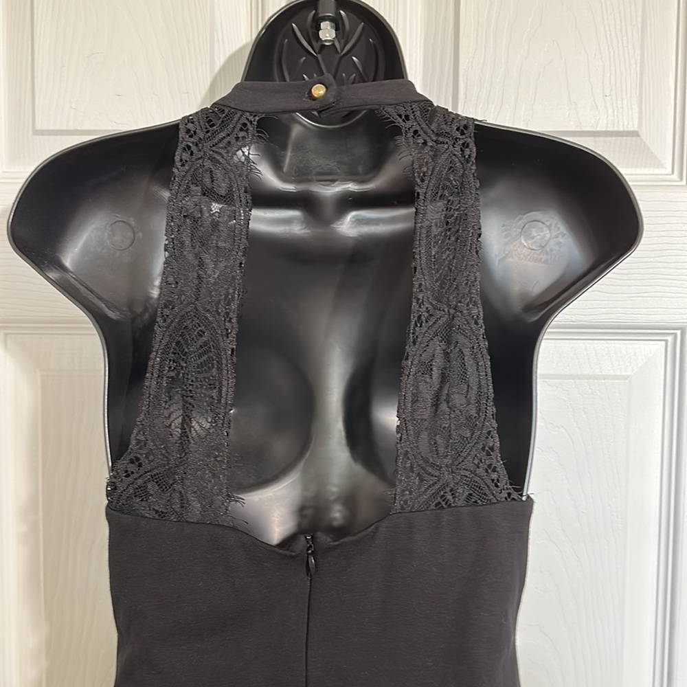 Lulus Endlessly Alluring Black Halter Lace Bodyco… - image 8